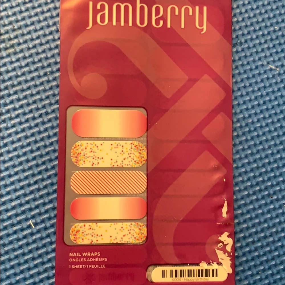 Jamberry nail wraps - happy birthday full sheet
